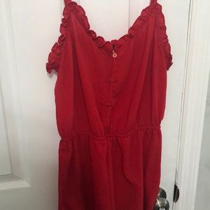 H&M Red Romper size 4
